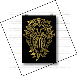 Animal Mandala Foil Prints