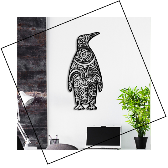 Wooden Animal Mandalas