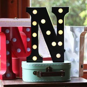 Metal N LED Letter Light