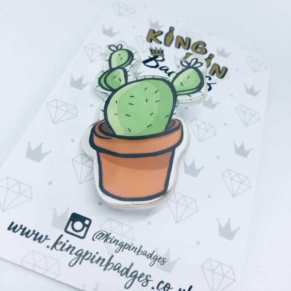 CACTUS Acrylic Badge