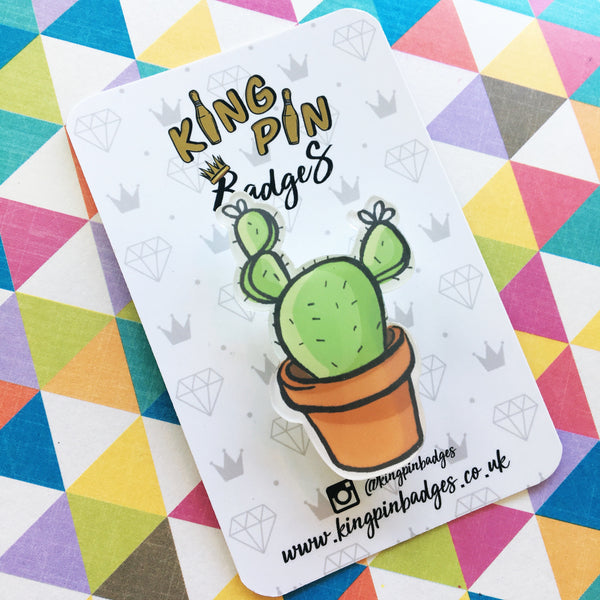 CACTUS Acrylic Badge