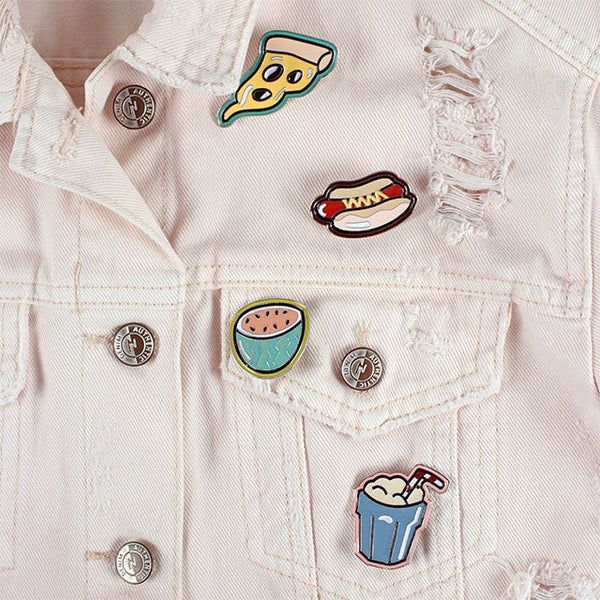 'I Want A Pizza You' Blank Card & Pin Set