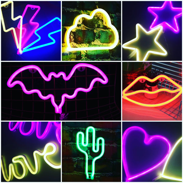LIPS Acrylic Neon LED Light