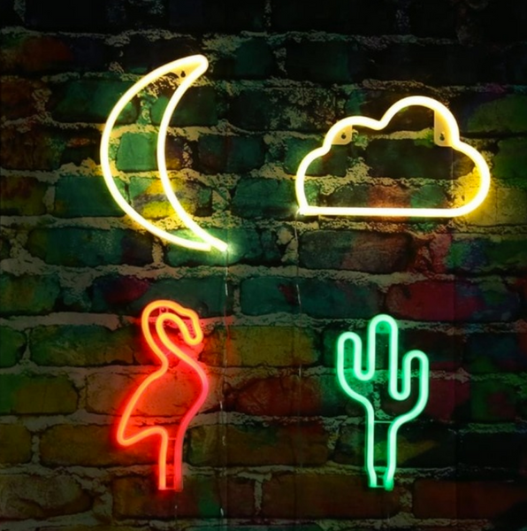 WHITE CLOUD Acrylic Neon LED Light