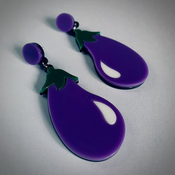Aubergine Earrings