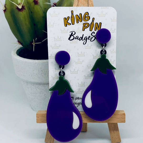 Aubergine Earrings