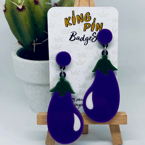 Aubergine Earrings