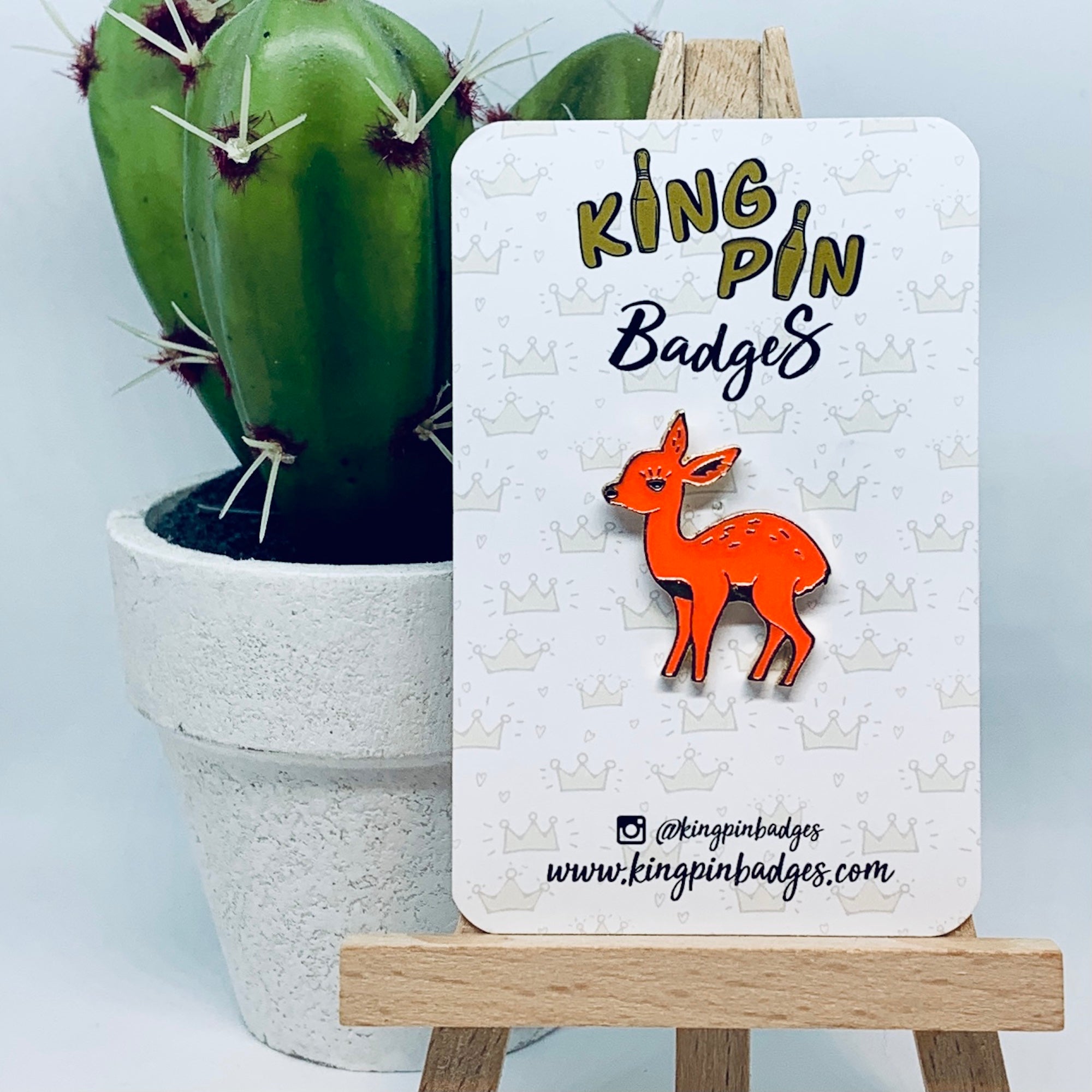 DEER Enamel Pin Badge
