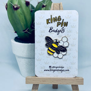 BEE Enamel Pin Badge