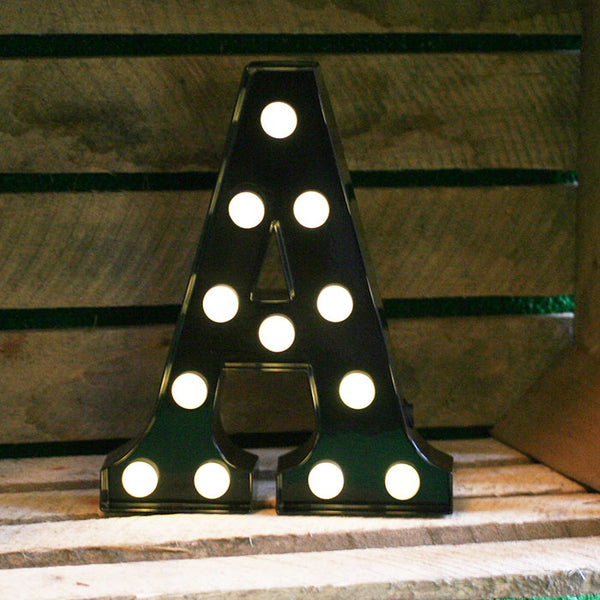 Metal A LED Letter Light