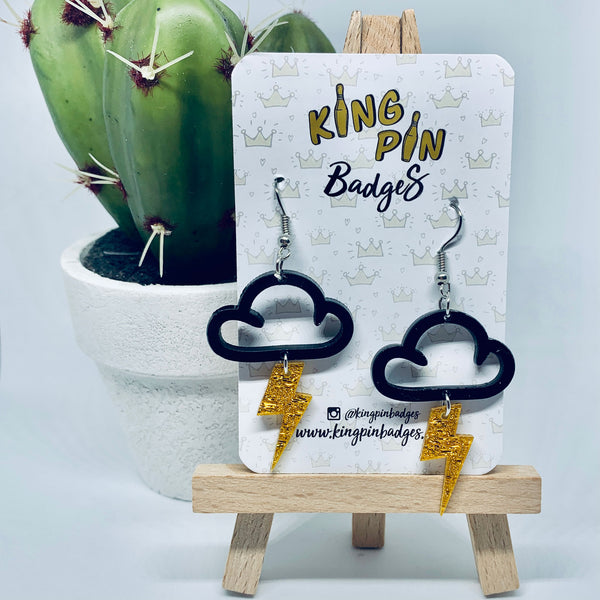 Black Cloud Earrings