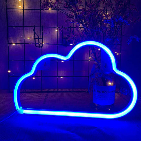 BLUE CLOUD Acrylic Neon LED Light