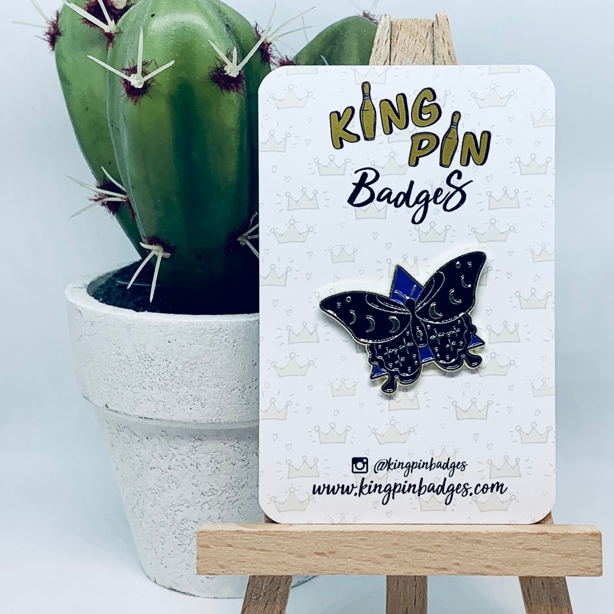 BUTTERFLY Enamel Pin Badge