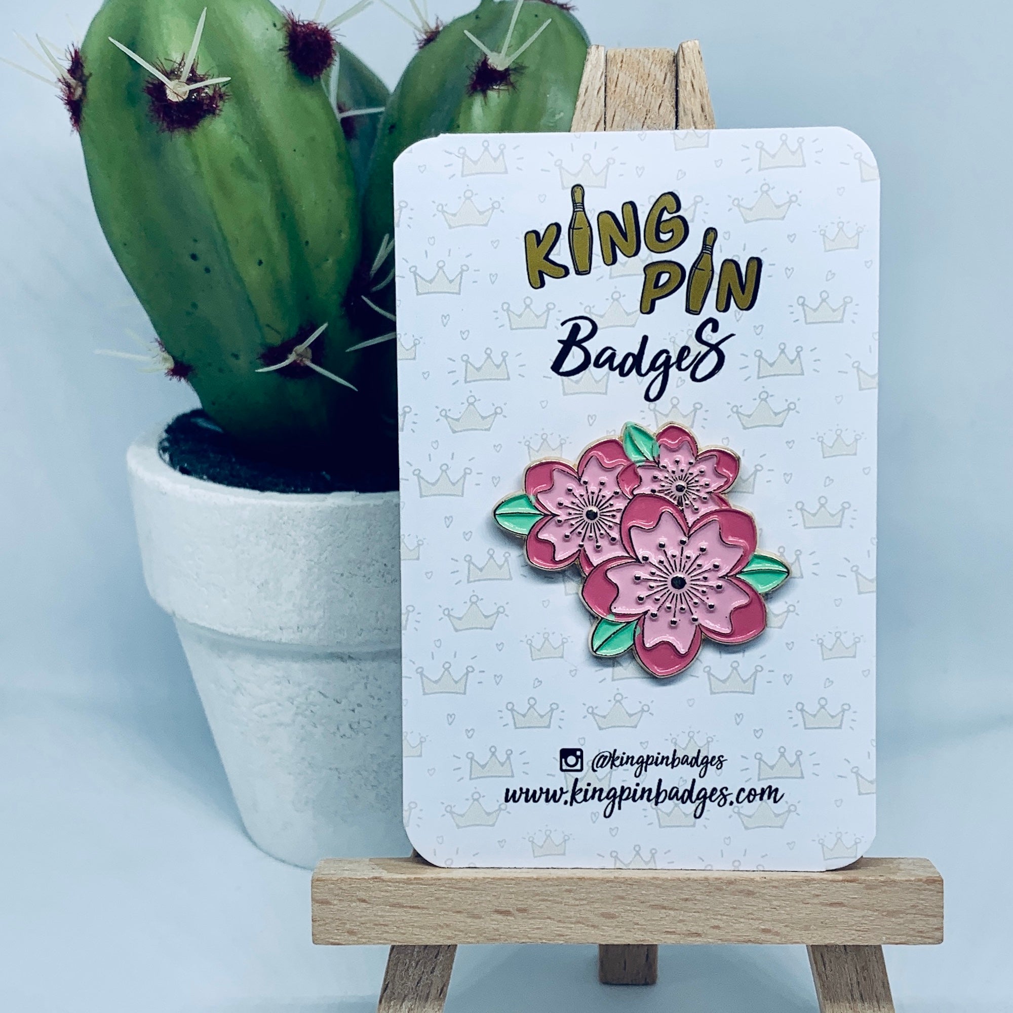 CHERRY BLOSSOM Enamel Pin Badge