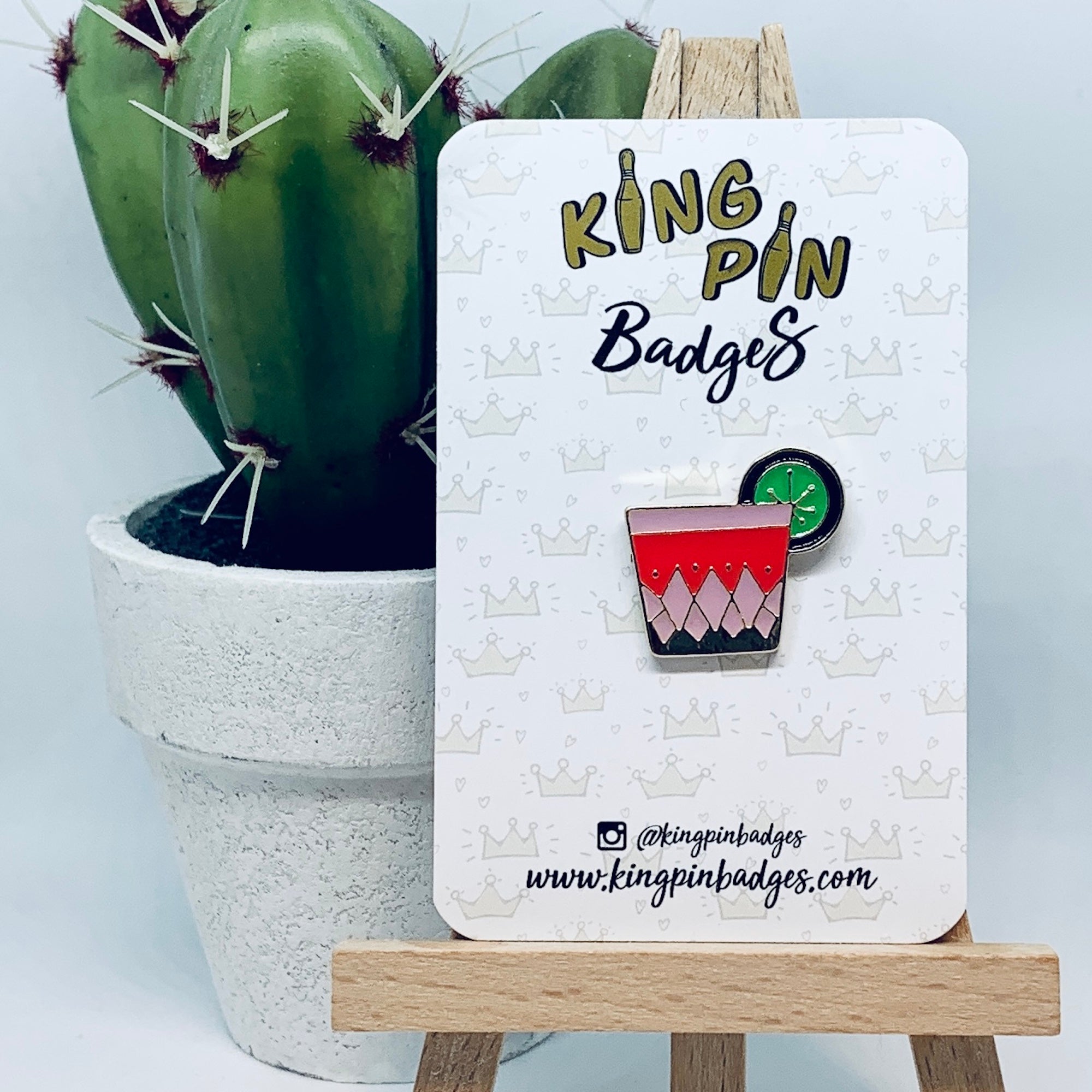 CLASSIC COCKTAIL Enamel Pin Badge