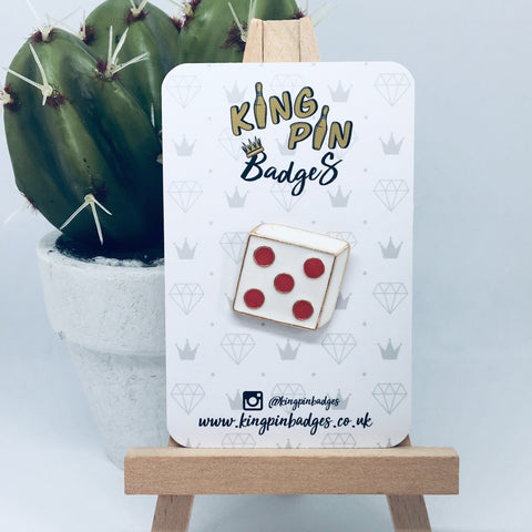 DICE Enamel Pin Badge