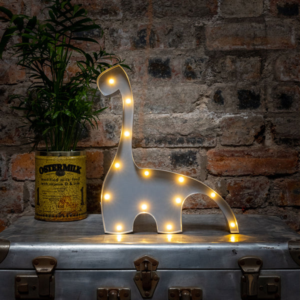 GREY DIPLODOCUS DINOSAUR LED Light