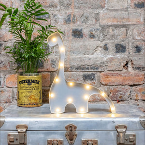 GREY DIPLODOCUS DINOSAUR LED Light