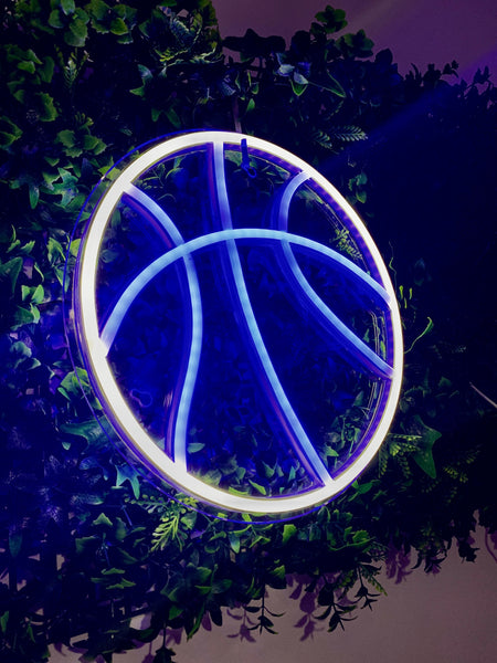 BASKETBALL Acrylic Neon LED Light
