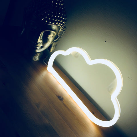 WHITE CLOUD Acrylic Neon LED Light