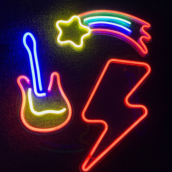 GUITAR Acrylic Neon LED Light