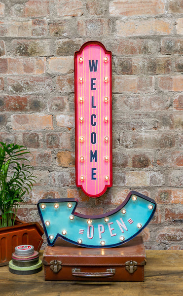 OPEN American Retro LED Sign