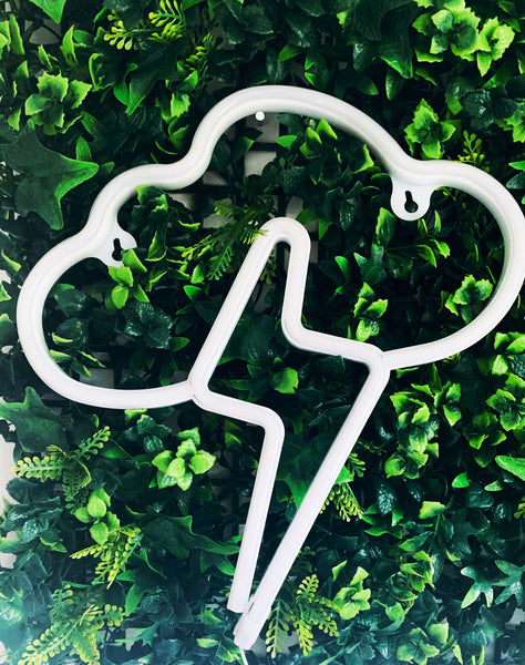 CLOUD & LIGHTNING Acrylic Neon LED Light