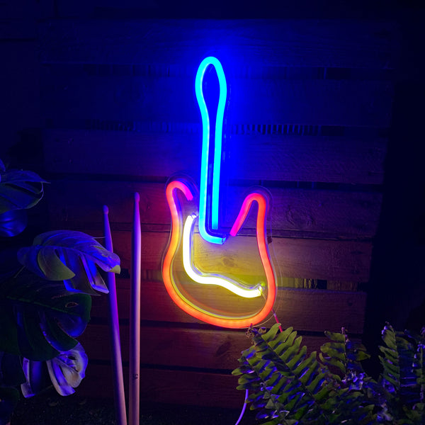 GUITAR Acrylic Neon LED Light