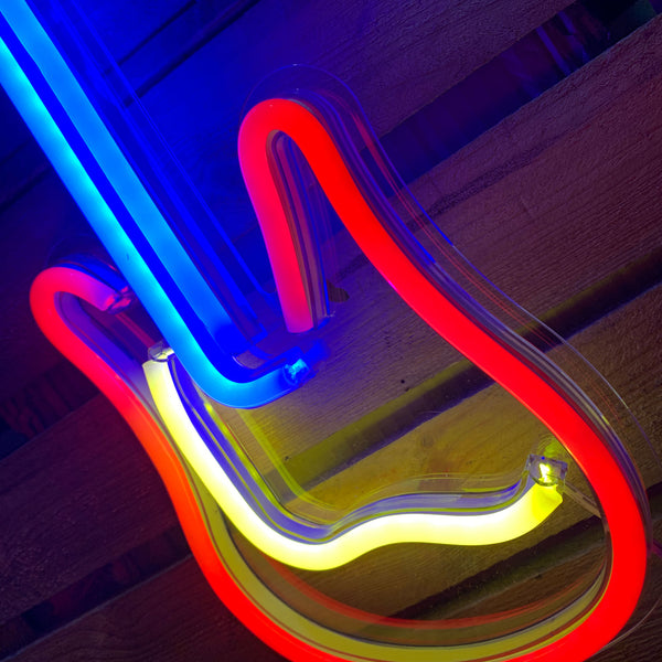 GUITAR Acrylic Neon LED Light