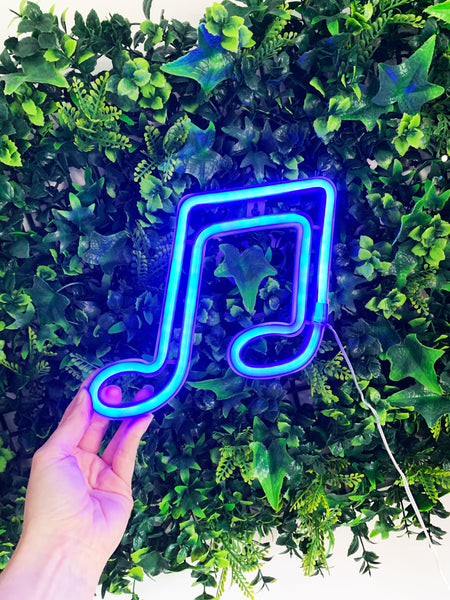 MUSIC NOTE Acrylic Neon LED Light