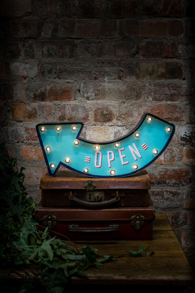 OPEN American Retro LED Sign