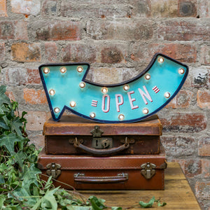 OPEN American Retro LED Sign