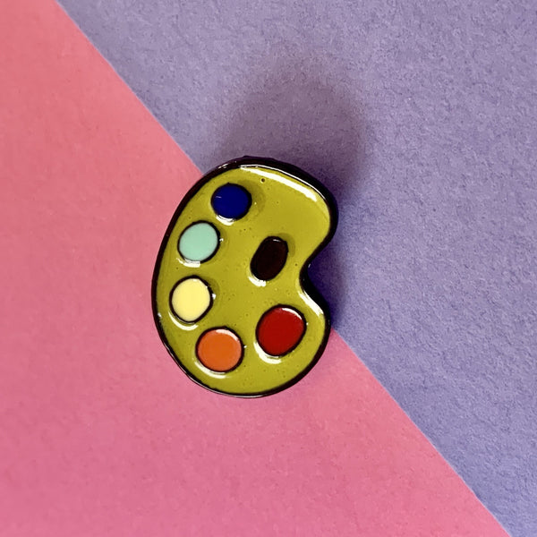PAINT PALLETTE Enamel Pin Badge