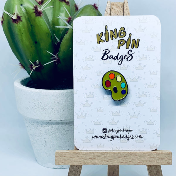 PAINT PALLETTE Enamel Pin Badge