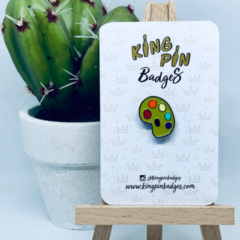 PAINT PALLETTE Enamel Pin Badge