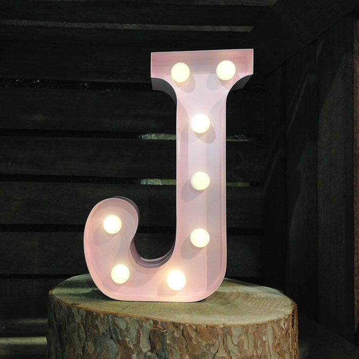 Metal J LED Letter Light – Rup & Forn