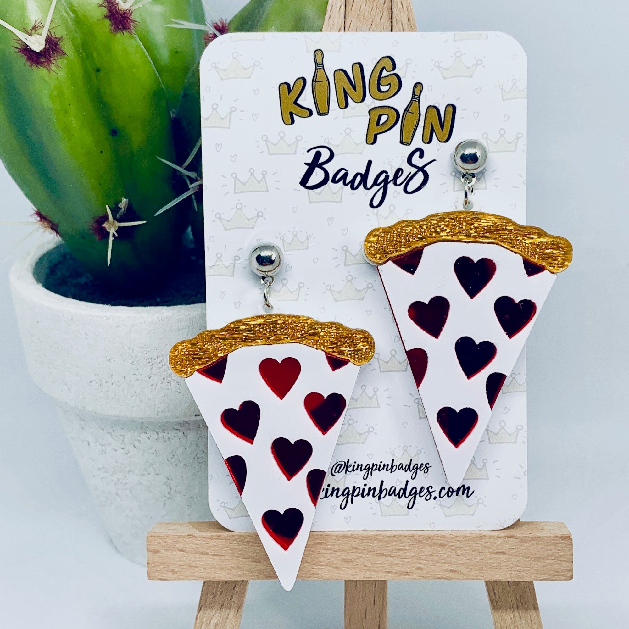 Pizza Pie Earrings