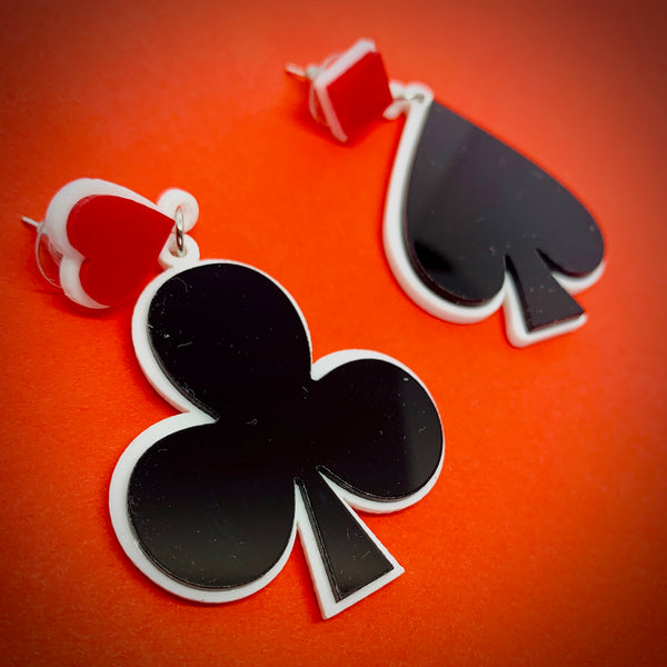 Playing Card Suit Earrings