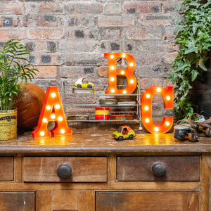 Red LED Letter Lights