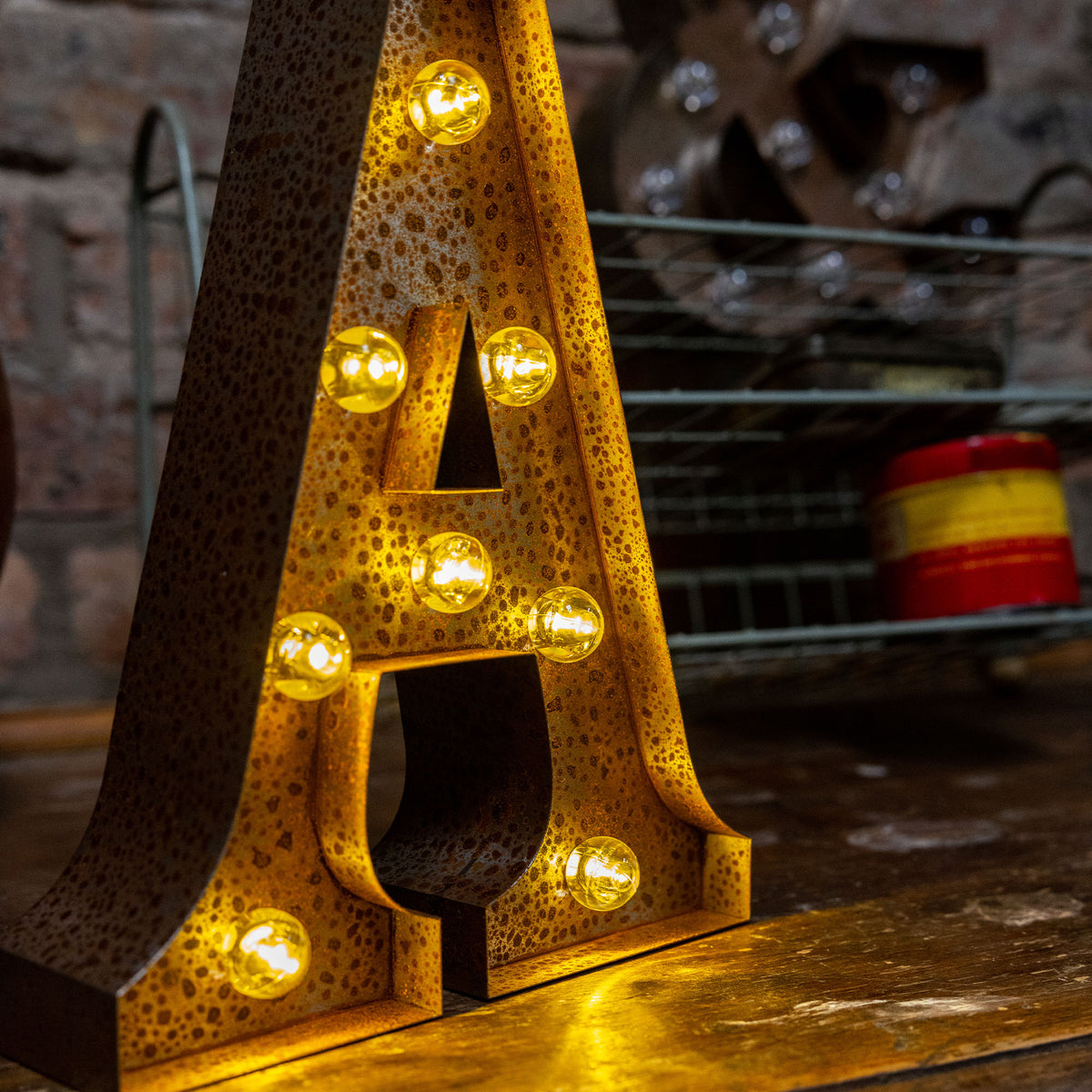 Rusty LED Letter Lights – Rup & Forn