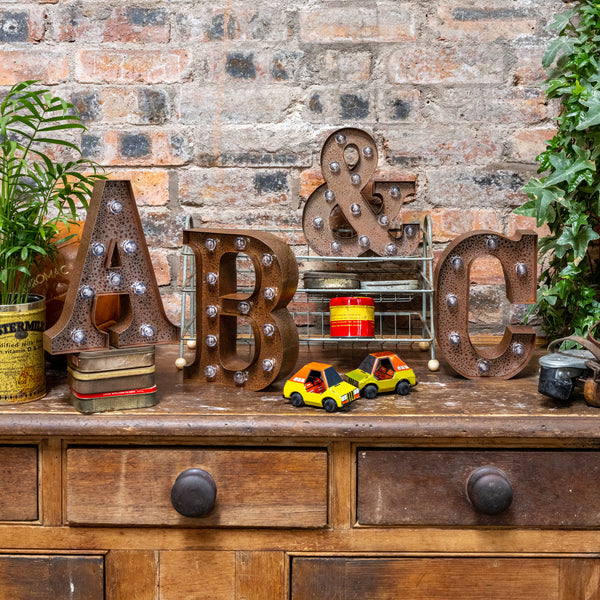 Rusty LED Letter Lights