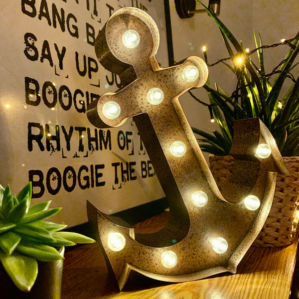 RUSTY ANCHOR LED Light (Large)