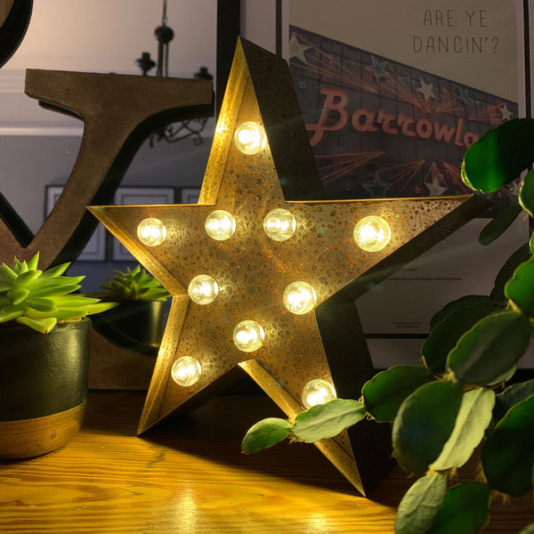 RUSTY STAR LED Light