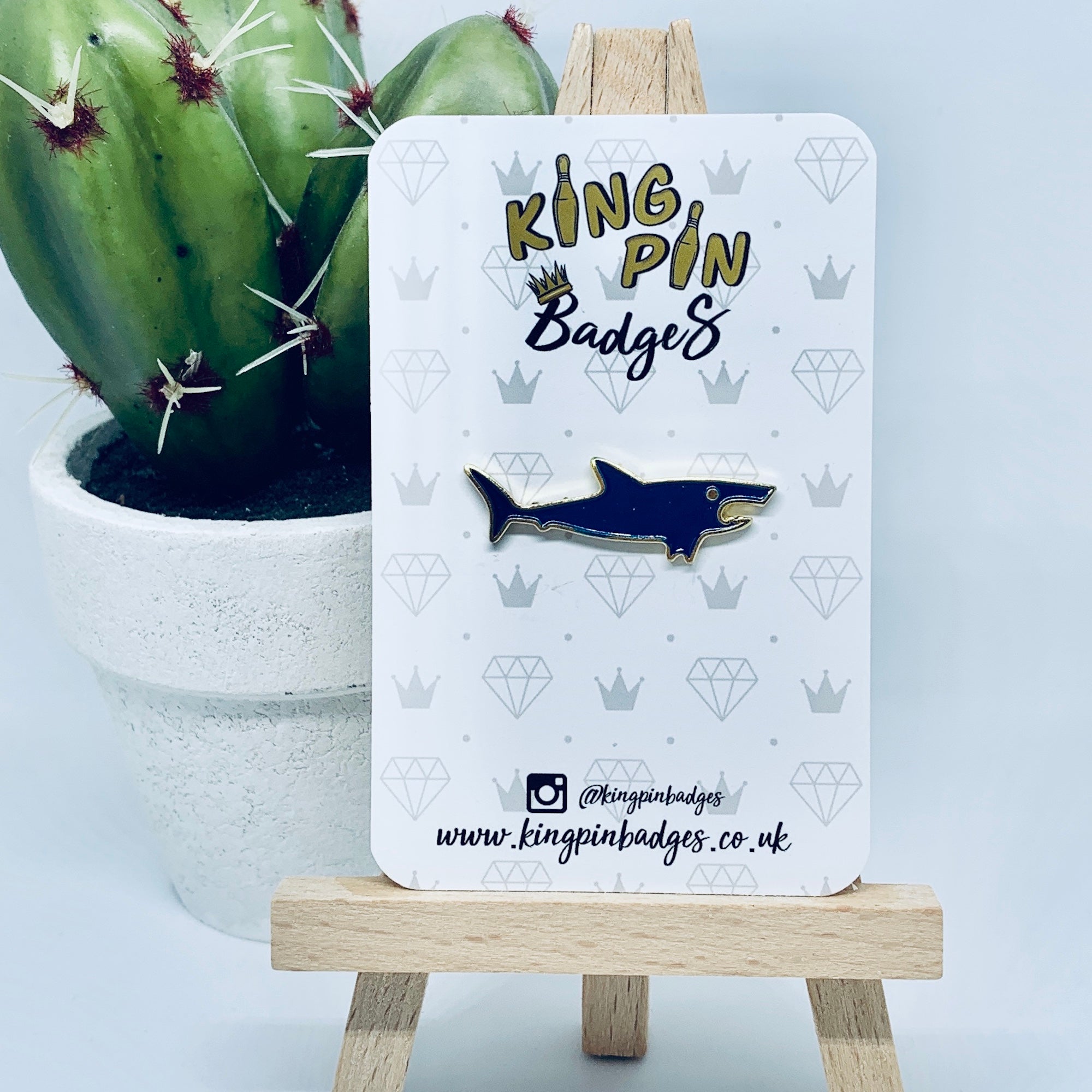 SHARK Enamel Pin Badge