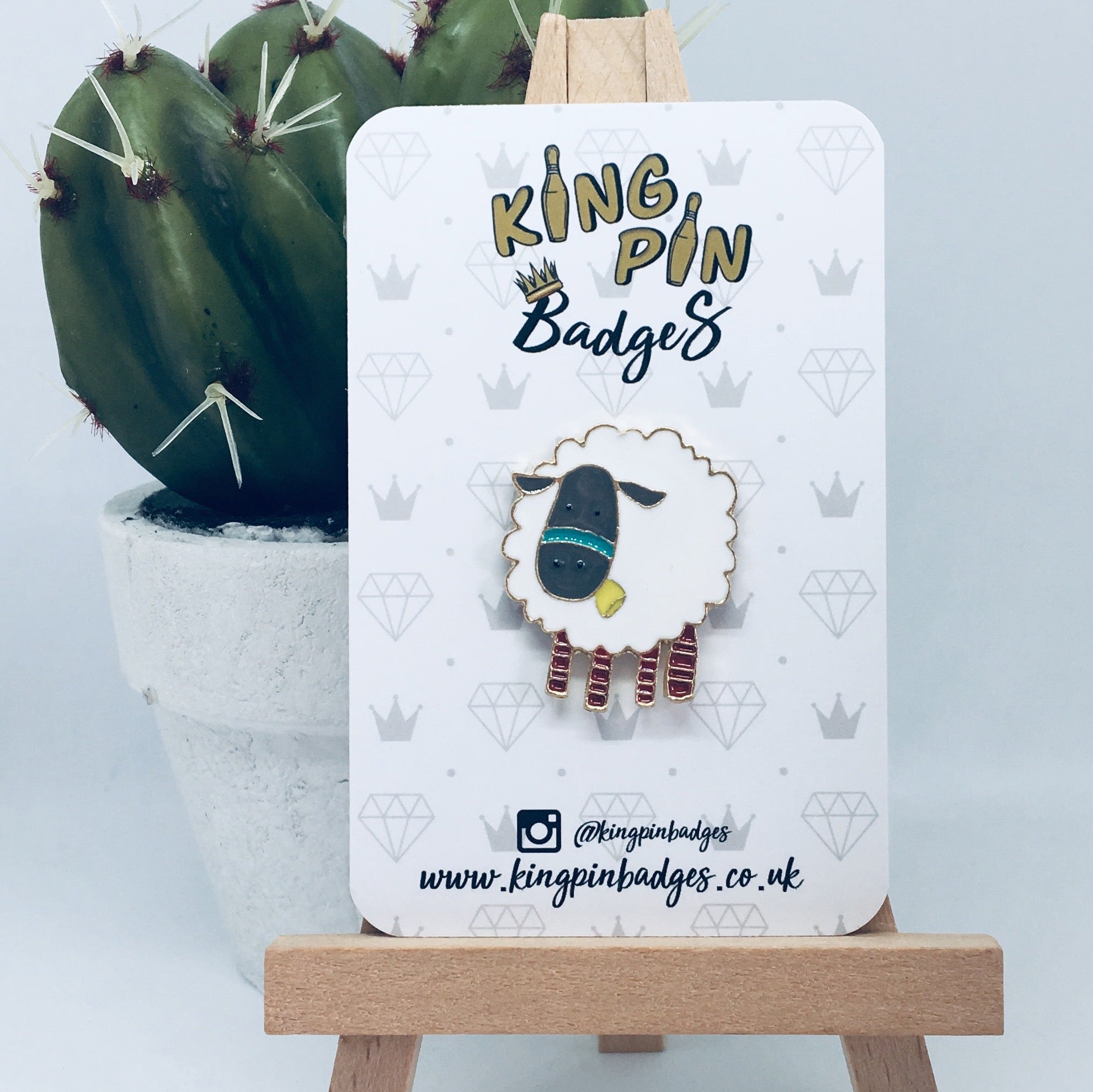 SHEEP Enamel Pin Badge