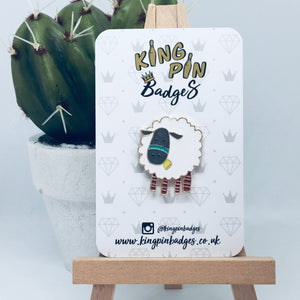 SHEEP Enamel Pin Badge