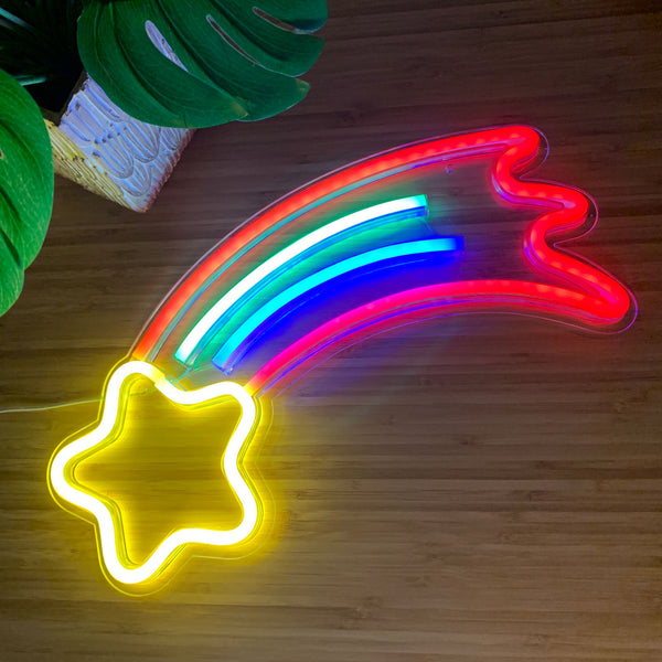 SHOOTING STAR Acrylic Neon LED Light