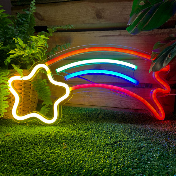 SHOOTING STAR Acrylic Neon LED Light