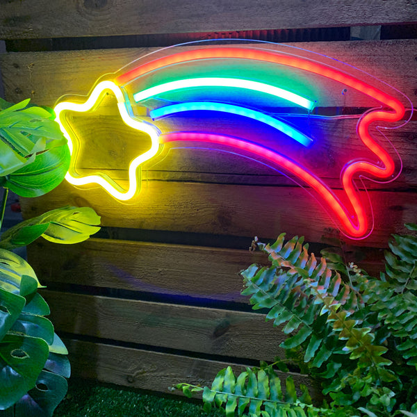SHOOTING STAR Acrylic Neon LED Light