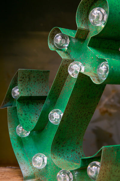 GREEN RUSTY ANCHOR LED Light (Small)